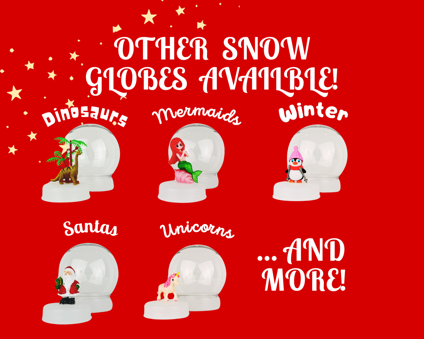 Santa DIY Shatterproof Snow Globe Craft Kit