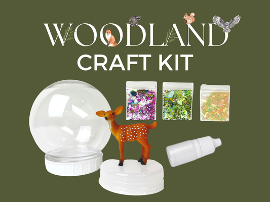 White Tailed Deer Fawn Shatterproof Snow Globe Kit