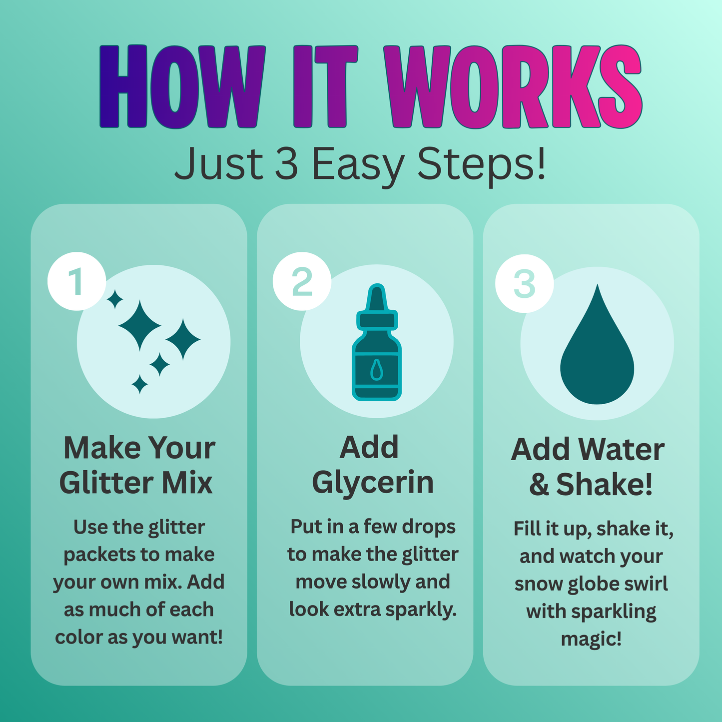 Cozy Penguin with Pink Hat Snow Globe Kit