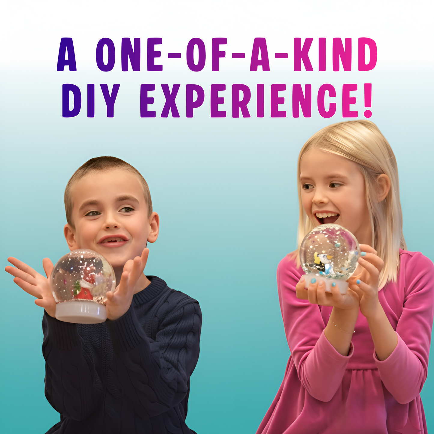 Cozy Penguin with Pink Hat Snow Globe Kit