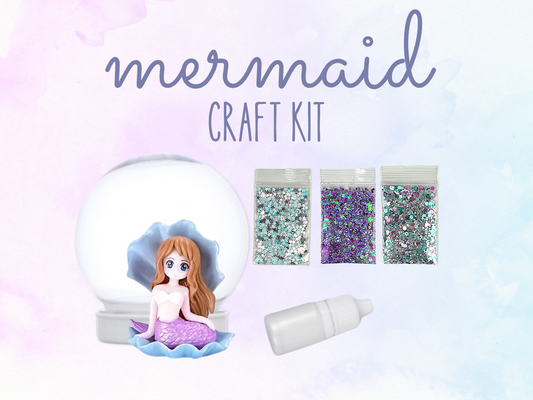 Enchanted Mermaid with Clam Shell Snow Globe Kit