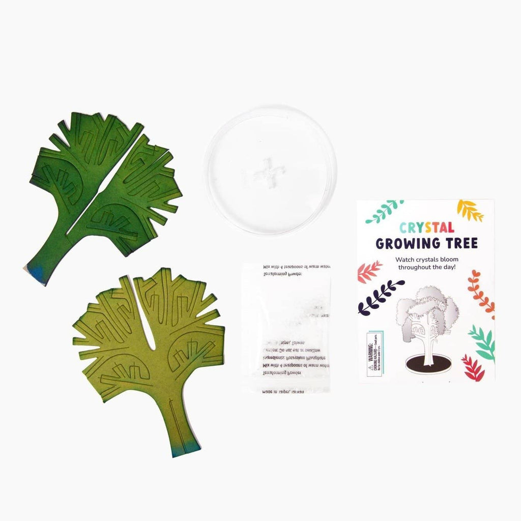 Crystal growing tree materials and instructions