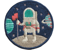 Special embroidered space sticker badge